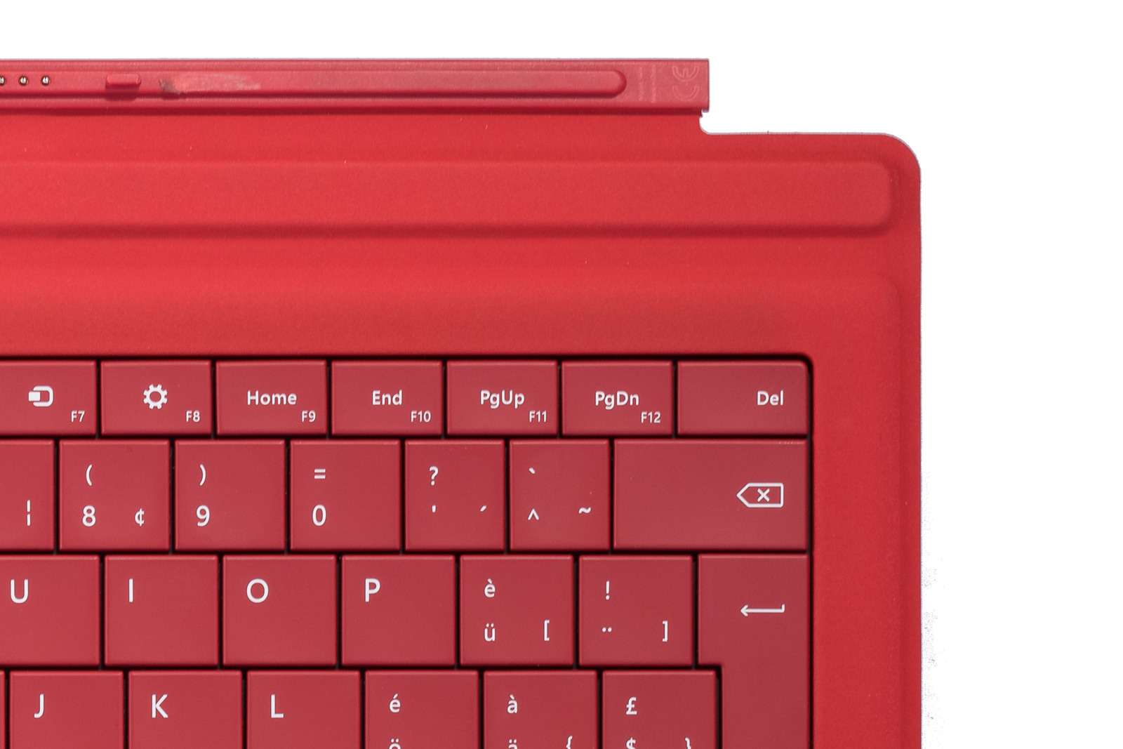 Keyboard Microsoft Surface Type Cover Pro 3 Red QWERTZ (Swiss) Grade B