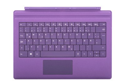 Keyboard Microsoft Surface Type Cover Pro 3 Purple QWERTZ (German) Grade A