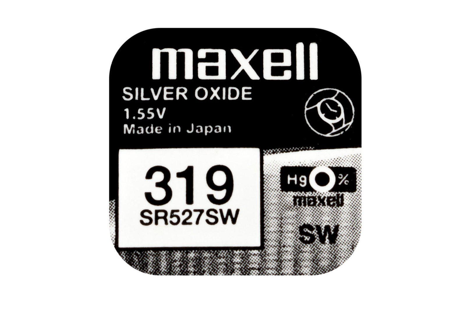 Bateria srebrowa zegarkowa mini Maxell 319 SR527SW 1.55V